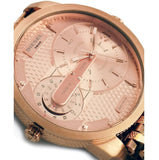 Diesel Mini Daddy Rose Gold Dial Rose Gold Steel Strap Watch For Men - DZ7318 Buy Now By Diesel