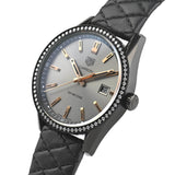 Tag Heuer Carrera Diamonds Anthracite Black Dial Black Leather Strap Watch for Women - WAR1115.FC6392 Buy Now By Tag Heuer