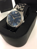 Emporio Armani Valente Chronograph Blue Dial Silver Steel Strap Watch For Men - AR1789 Buy Now By Emporio Armani