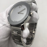 Movado Bold Crystal Dot Silver Dial Silver Steel Strap Watch For Women - 3600334 Buy Now By Movado