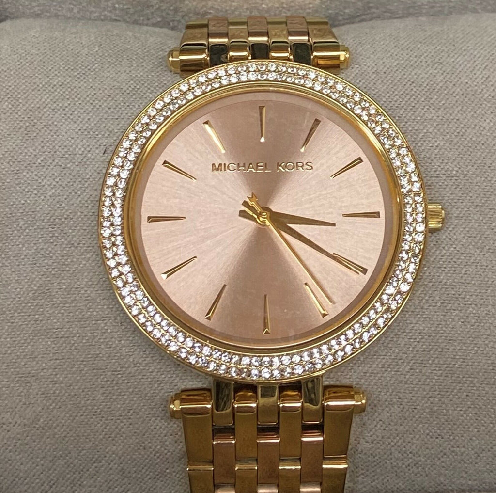 Michael Kors Darci Rose Gold Dial Rose Gold Steel Strap Watch for Women - MK3507 Buy Now By Michael Kors