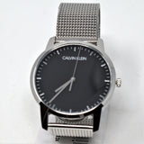 Calvin Klein City Chronograph Black Dial Silver Mesh Bracelet Watch for Men - K2G2G121 Buy Now By Calvin Klein