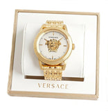 Versace Palazzo Empire White Dial Gold Steel Strap Watch for Men - VERD00318 Buy Now By Versace