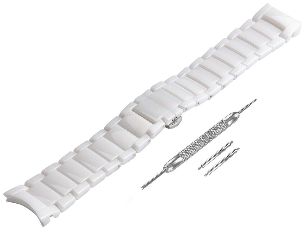 Emporio Armani Ceramica Chronograph White Dial White Strap Watch For Men - AR1453 Buy Now By Emporio Armani