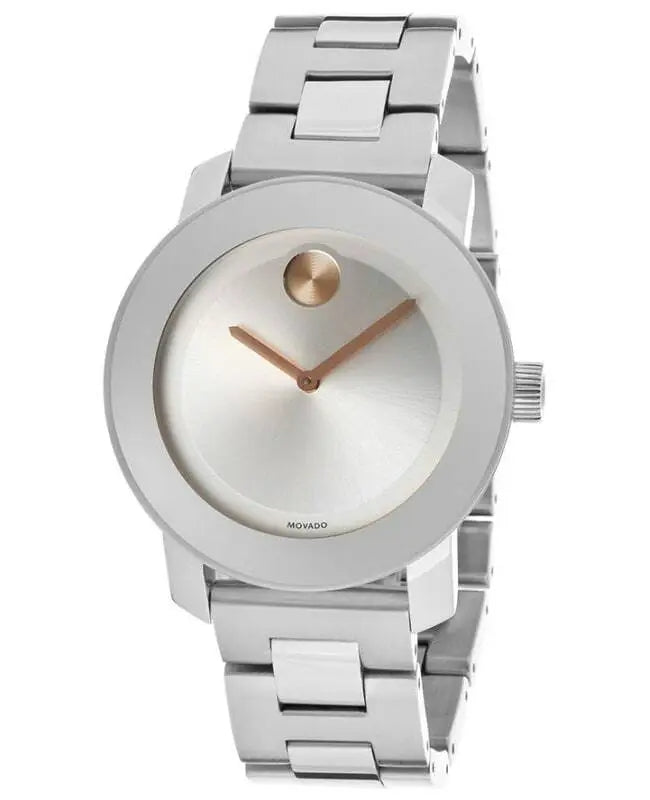 Movado Bold Silver Dial Silver Steel Strap Watch For Women - 3600084 Buy Now By Movado