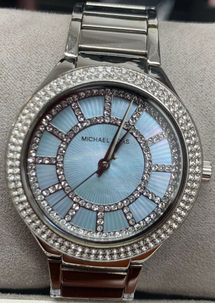 Michael Kors Kerry Mother of Pearl Dial Silver Stainless Steel Strap Watch for Women - MK3395 Buy Now By Michael Kors