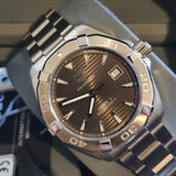 Tag Heuer Aquaracer Automatic Anthracite Grey Dial Silver Steel Strap Watch for Men - WAY2113.BA0928 Buy Now By Tag Heuer