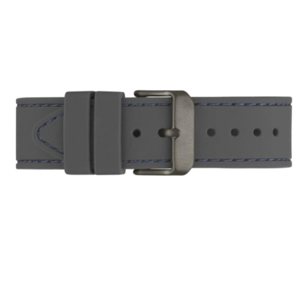 Guess Odyssey Blue Dial Grey Rubber Strap Watch For Men - W1108G6 Buy Now By Guess