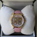 Gucci G Timeless Quartz Mother of Pearl Dial Pink Leather Strap Watch For Women - YA1264132 Buy Now By Gucci