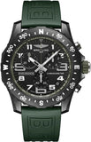 Breitling Endurance Pro Black Dial Green Rubber Strap Watch for Men - X82310D31B1S1 Buy Now By Breitling