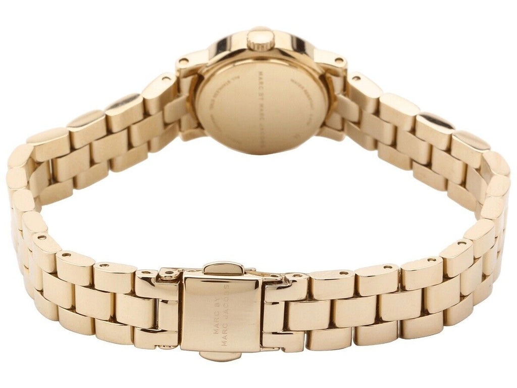 Marc Jacobs Amy Dinky White Dial Gold Steel Strap Watch for Women - MBM3226 Buy Now By Marc Jacobs