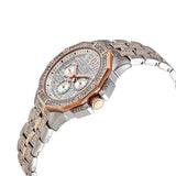Bulova Octova Crystal Silver Dial Two Tone Steel Strap Watch for Men - 98C133 Buy Now By Bulova