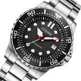Citizen Mechanical Black Dial Silver Steel Strap Watch For Men - NJ0120-81E Buy Now By Citizen