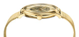 Versace V Circle Quartz Gold Dial Gold Mesh Bracelet Watch For Men - VBQ070017 Buy Now By Versace