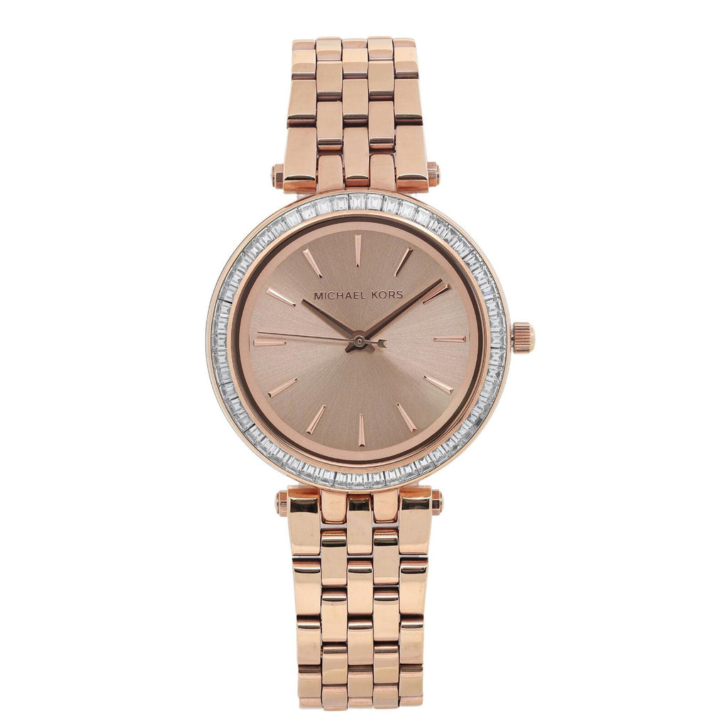 Michael Kors Darci Rose Gold Dial Rose Gold Stainless Steel Strap Watch for Women - MK3366 Buy Now By Michael Kors