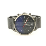 Fossil Neutra Chronograph Blue Dial Silver Mesh Bracelet Watch for Men - FS5383 Buy Now By Fossil