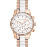 Michael Kors Ritz White Dial Two Tone Steel Strap Watch for Women - MK6324 Buy Now By Michael Kors