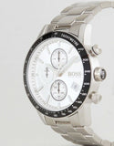 Hugo Boss Rafale Competitive Sport Silver Dial Silver Steel Strap Watch for Men - 1513511 Buy Now By Hugo Boss