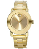 Movado Bold Yellow Gold Dial Yellow Gold Steel Strap Watch For Women - 3600085 Buy Now By Movado