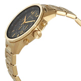 Fossil Inscription Automatic Black Dial Gold Steel Strap Watch for Men - FS5267 Buy Now By Fossil