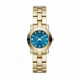 Marc Jacobs Amy Blue Dial Gold Steel Strap Watch for Women - MBM3303 Buy Now By Marc Jacobs