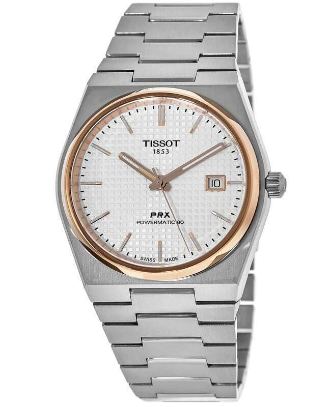 Tissot PRX Powermatic 80 Silver Dial Silver Steel Strap Watch For Men - T137.407.21.031.00 Buy Now By Tissot