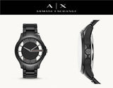 Armani Exchange Hampton Chronograph Black Dial Black Steel Strap Watch For Men - AX2189 Buy Now By Armani Exchange