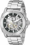 Fossil Modern Machine Automatic Silver Dial Silver Steel Strap Watch for Men - ME3081 Buy Now By Fossil