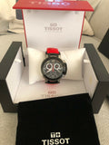 Tissot T Race Chronograph Black Dial Red Rubber Strap Watch for Men - T048.417.27.057.01 Buy Now By Tissot