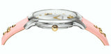 Versace Audrey Quartz White Dial Pink Leather Strap Watch for Women - VELR00119 Buy Now By Versace