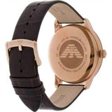 Emporio Armani Classic Analog Grey Dial Brown Leather Strap Watch For Men - AR1813 Buy Now By Emporio Armani