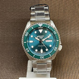 Seiko 5 Sports Automatic Green Dial Silver Steel Strap Watch For Men - SRPD61K1 Buy Now By Seiko