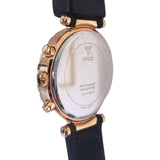 Guess Solstice Diamonds Black Mother of Pearl Dial Black Rubber Strap Watch for Women - GW0113L2 Buy Now By Guess