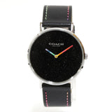 Coach Perry Black Dial Black Leather Strap Watch for Women - 14503033 Buy Now By Coach
