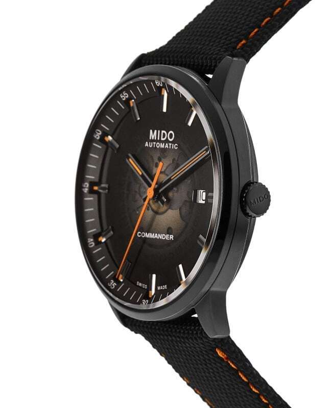 Mido Commander Automatic Gradient Black Dial Black Nylon Strap Watch For Men - M021.407.37.411.00 Buy Now By Mido