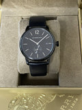 Burberry The Classic Black Dial Black Leather Strap Watch for Men - BU10003 Buy Now By Burberry