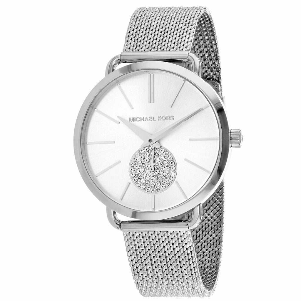 Michael Kors Portia Silver Dial Silver Mesh Bracelet Watch for Women - MK3843 Buy Now By Michael Kors
