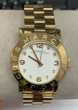 Marc Jacobs Amy White Dial Gold Steel Strap Watch for Women - MBM3056 Buy Now By Marc Jacobs