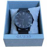 Guess Richmond Black Dial Black Mesh Bracelet Watch for Men - W1263G3 Buy Now By Guess