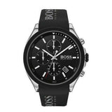 Hugo Boss Velocity Black Dial Black Leather Strap Watch for Men - 1513716 Buy Now By Hugo Boss