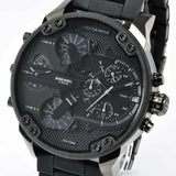 Diesel Mr Daddy 2.0 Chronograph Black Dial Black Steel Strap Watch For Men - DZ7396 Buy Now By Diesel