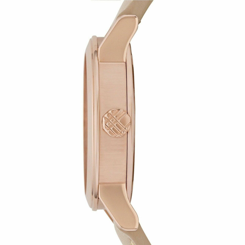 Burberry The City Gold Dial Beige Leather Strap Watch for Women - BU9210 Buy Now By Burberry