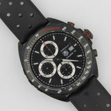 Tag Heuer Formula 1 Automatic Chronograph Black Dial Black Leather Strap Watch for Men - CAZ2011.FT8024 Buy Now By Tag Heuer