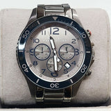 Marc Jacobs Rock Chronograph Silver Dial Silver Steel Strap Watch for Men - MBM5028 Buy Now By Marc Jacobs