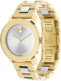 Movado Bold Silver Dial Two Tone Steel Strap Watch for Women - 3600129 Buy Now By Movado