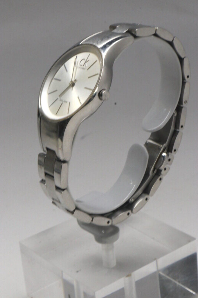 Calvin Klein Simplicity White Dial Silver Steel Strap Watch for Women - K4323185 Buy Now By Calvin Klein