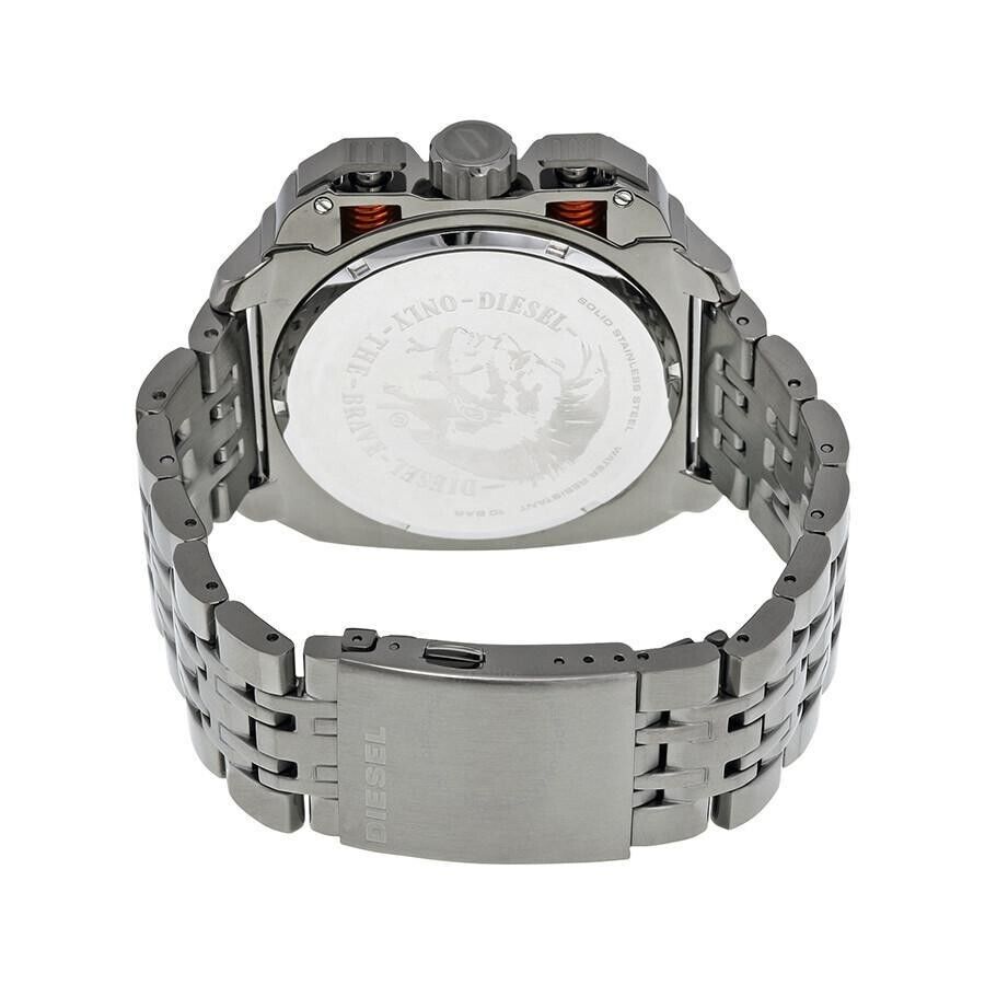 Diesel BAMF Chronograph Gray Dial Gray Steel Strap Watch For Men - DZ7344 Buy Now By Diesel