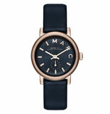 Marc Jacobs Baker Navy Blue Dial Blue Leather Strap Watch for Women - MBM1331 Buy Now By Marc Jacobs