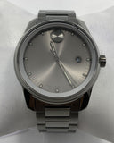 Movado Bold Verso Grey Dial Grey Steel Strap Watch for Men - 3600860 Buy Now By Movado