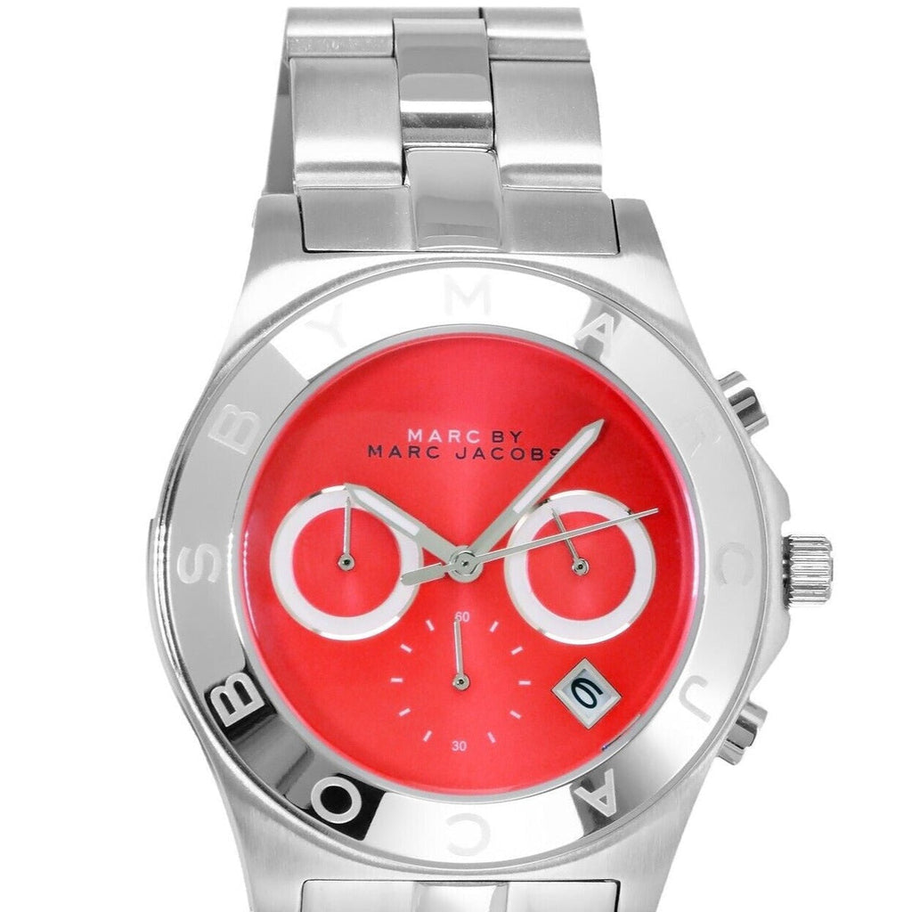 Marc Jacobs Blade Orange Dial Silver Steel Strap Watch for Women - MBM3306 Buy Now By Marc Jacobs
